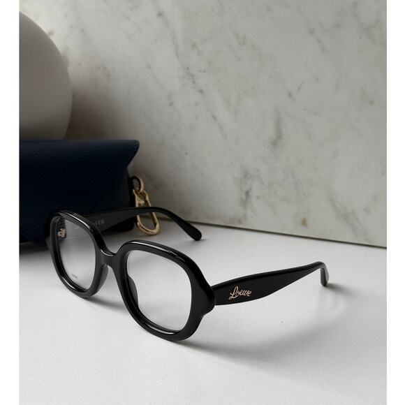 NEW Loewe LW50075I Curvy Black Eyeglasses Frames main image 6